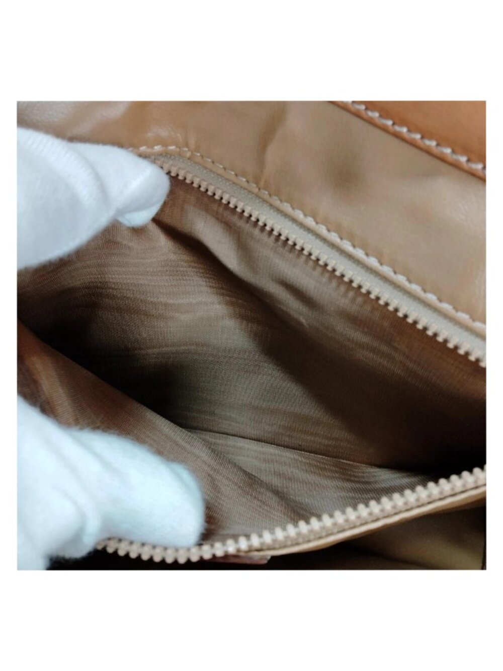Authentic Vintage Celine Macadam Envelope Crossbody Bag Brown PVC Leather Trim - Picture 13 of 16